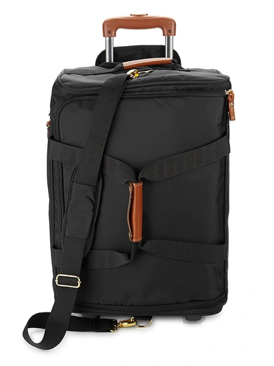 Shop Bric's Men's 21-inch Rolling Duffel Bag In Black