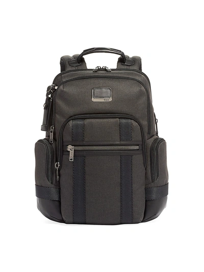 Shop Tumi Alpha Bravo Nathan Backpack In Graphite