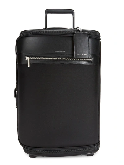 Shop Hook + Albert Garment Carry-on Suitcase In Black