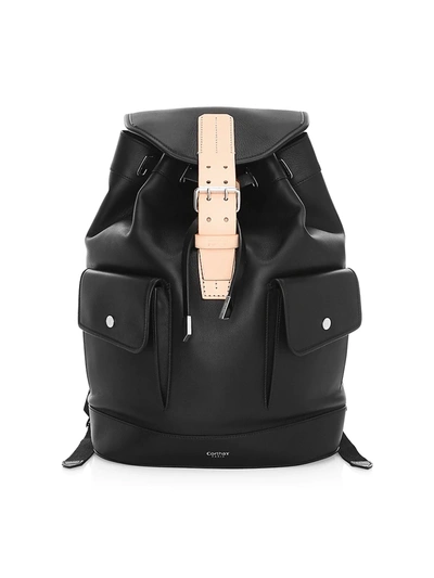 Shop Corthay Men's Zermatt Leather Backpack In Black