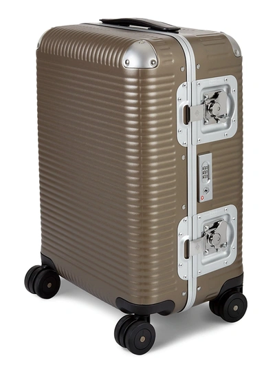 Shop Fpm Men's 55 Bank Light Cabin Spinner 21" Carry-on Suitcase In Matte Almond