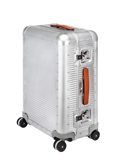 Shop Fpm Men's Bank S Check-in Spinner Suitcase In Moonlight