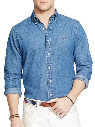 Shop Polo Ralph Lauren Men's Classic-fit Denim Shirt