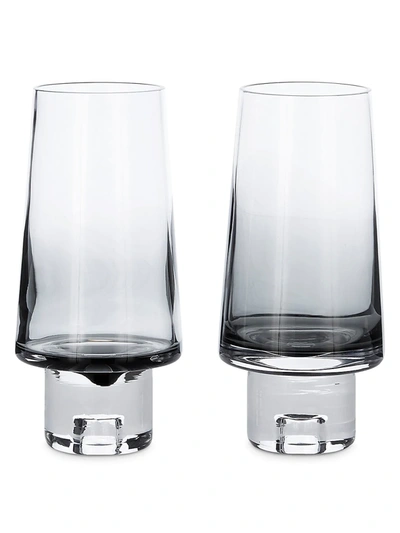 Shop Tom Dixon Tank Two-piece High Ball Glasses Set In Neutral