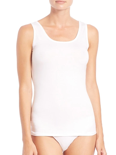Shop Hanro Women's Soft Touch Tank Top In White