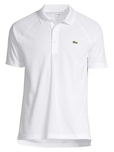 Shop Lacoste Sport Technical Piqu Tennis Polo In White