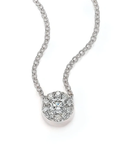 Shop Hearts On Fire Women's Fulfillment Diamond & 18k White Gold Pendant Necklace