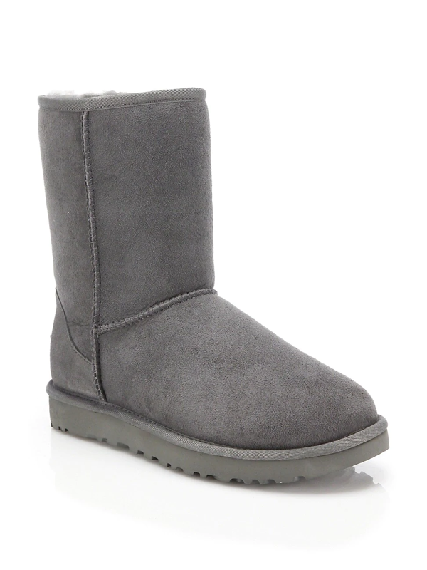 womens short grey boots