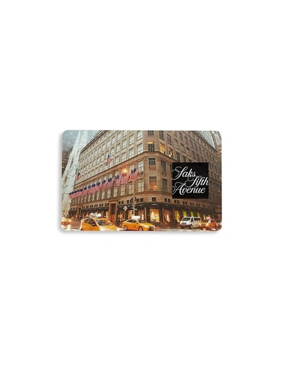 Shop Saks Fifth Avenue New York City Flagship Gift Card In Neutral