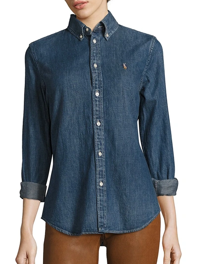 Shop Polo Ralph Lauren Denim Shirt In Blaine