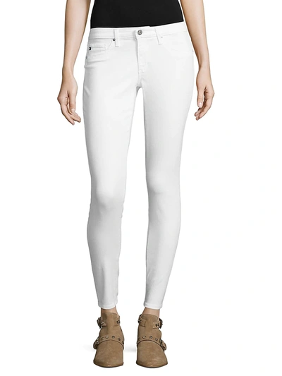 Shop Ag Low-rise Legging Ankle Jeans In White