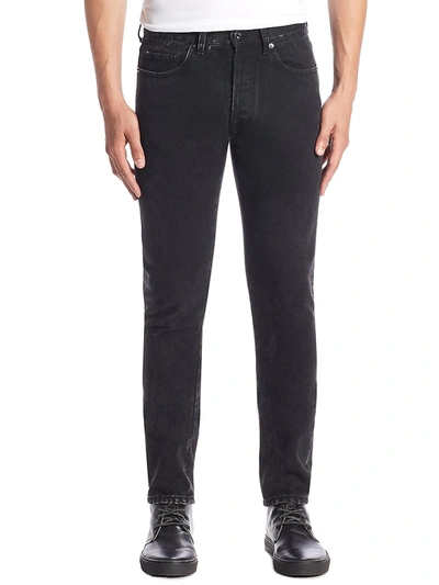 Shop Valentino Men's Skinny Jeans In Black