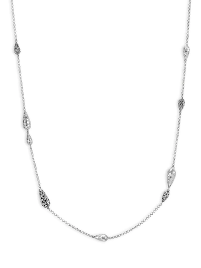 Shop John Hardy Women's Classic Chain Hammered Silver Necklace