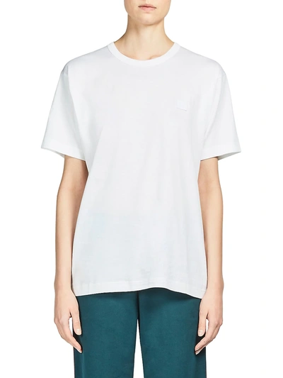 Shop Acne Studios Cotton T-shirt In Optic White
