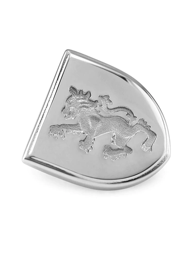 Shop David Donahue Sterling Silver Griffin Brooch