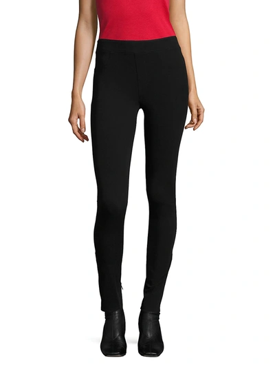 Shop Helmut Lang Women's Reflex Pull-on Bodycon Leggings In Black