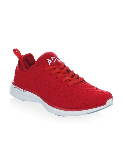 Shop Apl Athletic Propulsion Labs Women's Women's Techloom Phantom Sneakers In Red White