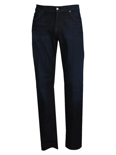 Shop 7 For All Mankind Men's Austyn Relaxed Straight-fit Jeans In Los Angeles Dark