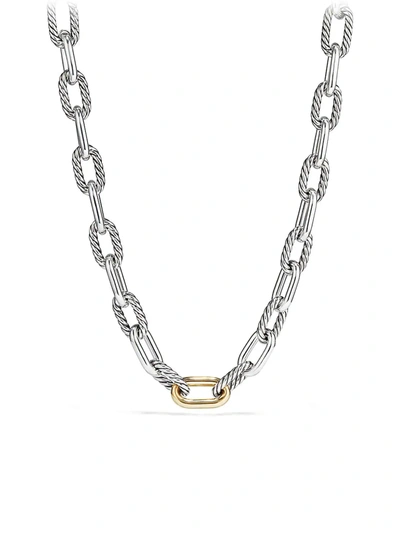 Shop David Yurman Women's Madison 18k Yellow Gold & Sterling Silver Necklace