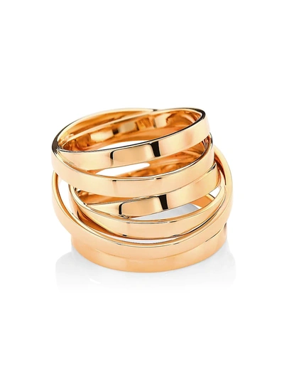 Shop Repossi Women's Berbere Tech High 18k Rose Gold Ring