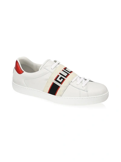 Shop Gucci Stripe In White