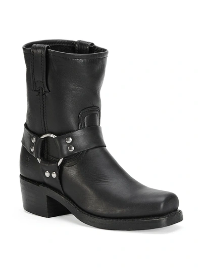 Shop Frye Harness Leather Mid-calf Boots In Black