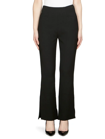 Shop Roland Mouret Women's Goswell Crepe Skinny Trousers In Black