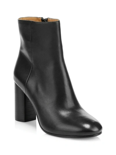 Shop Joie Lara Leather Ankle Boots In Black