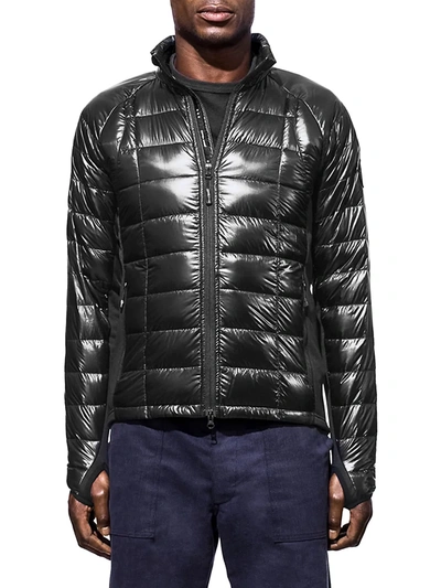 Shop Canada Goose Men's Hybridge Lite Down Jacket In Black