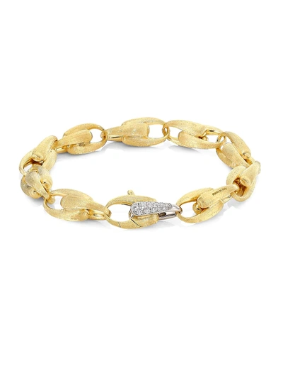 Shop Marco Bicego Lucia 18k Yellow Gold & Diamond Bracelet