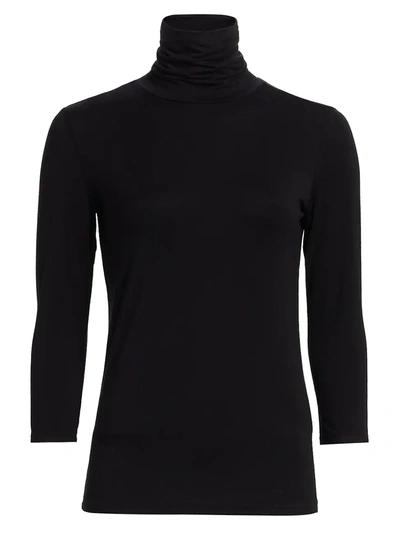 Shop L Agence Women's Aja Turtleneck In Black