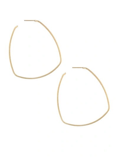 Shop Dean Davidson Women's 22k Goldplated Square Hoop Earrings