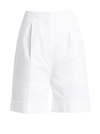 Shop The Row Women's Abby Cotton Shorts In White