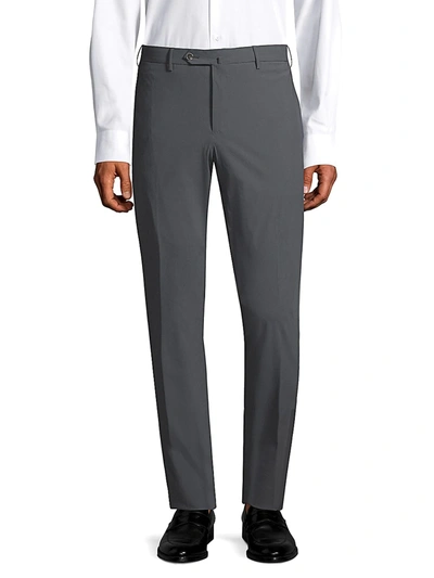 Shop Pt01 Men's Super-stretch Kinetic Trousers In Dark Grey