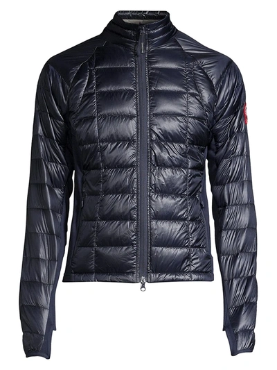 Shop Canada Goose Hybridge Quilted Light Down Jacket In Sad Blue
