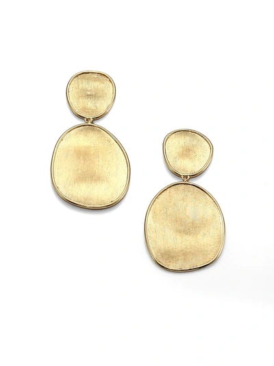 Shop Marco Bicego Women's Lunaria 18k Yellow Gold Double-drop Earrings