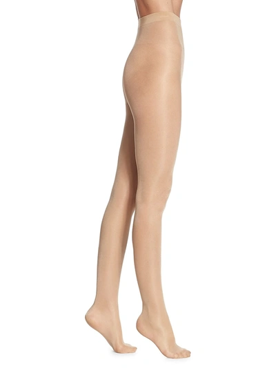 Shop Wolford Women's Satin Touch 20 Tights In Cosmetic