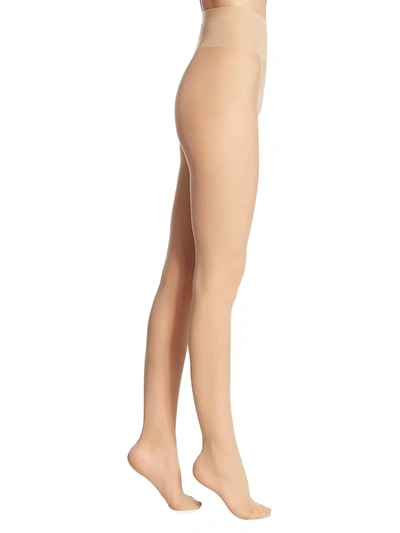 Shop Wolford Women's Individual 10 Denier Hose In Cosmetic