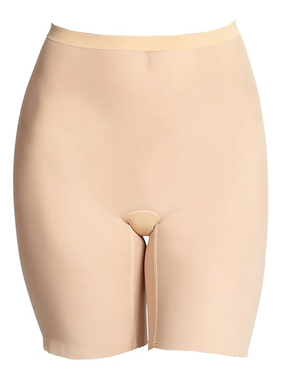 Shop Wolford Women's Tulle Control Shorts In Nude