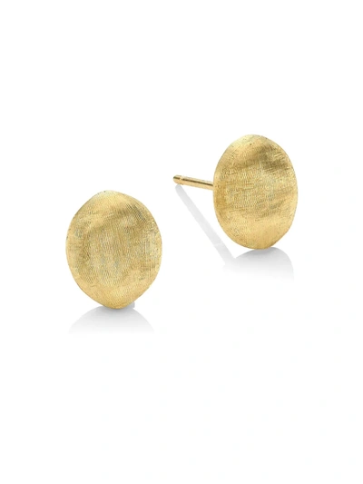 Shop Marco Bicego Women's Siviglia 18k Yellow Gold Stud Earrings