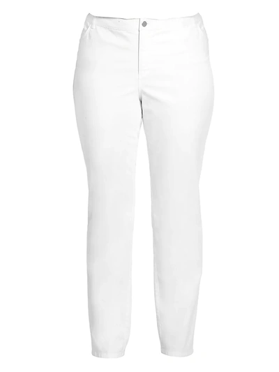 Shop Lafayette 148 Curvy Slim-leg Pant In White