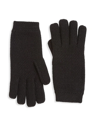 Shop Loro Piana Cashmere Gloves In Black