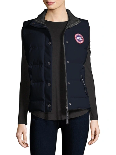 Shop Canada Goose Freestyle Vest In Navy