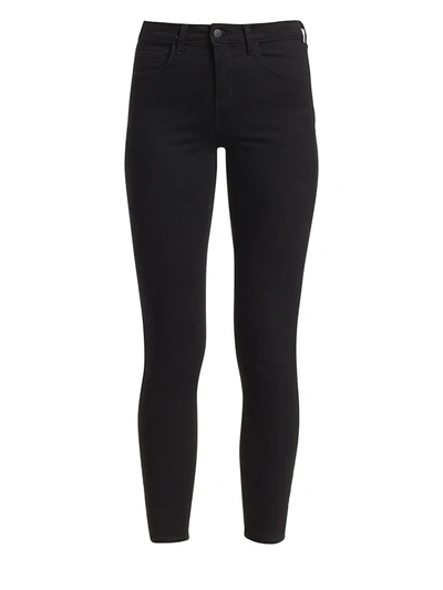 Shop L Agence Women's Margot Mid-rise Ankle Skinny Jeans In Noir