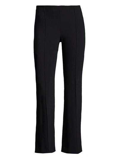 Shop The Row Beca Scuba Cropped Flare Pants In Black