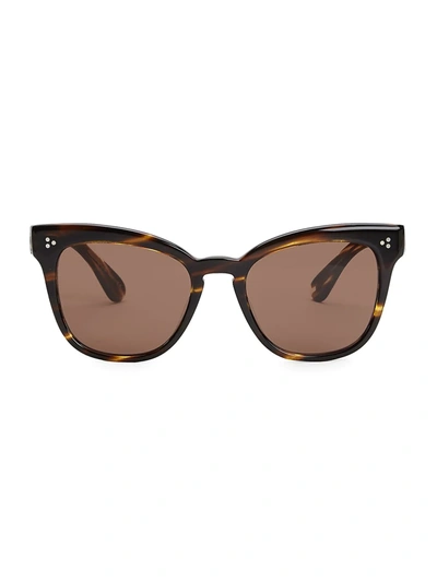 Shop Oliver Peoples Women's Marianela 54mm Cat Eye Sunglasses In Brown
