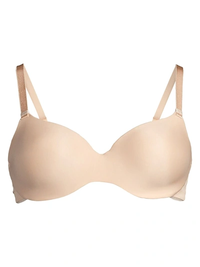 Shop Chantelle Absolute Invisible Smooth Flex Contour Bra In Nude Blush