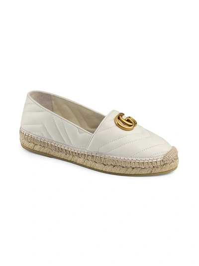 Shop Gucci Women's Pilar Star Espadrille In White