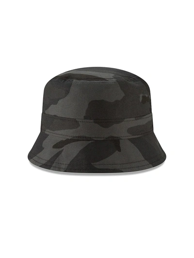 Shop New Era Men's Ek Reversible Bucket Hat In Camo Black