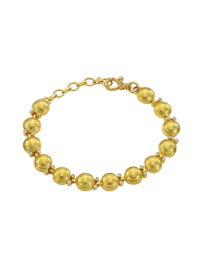 Shop Gurhan Women's Amulet Diamond, 22k & 24k Yellow Gold Beaded Bracelet